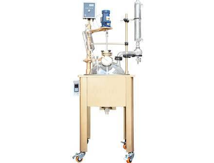 （喷涂四氟涂层）单层玻璃反应釜