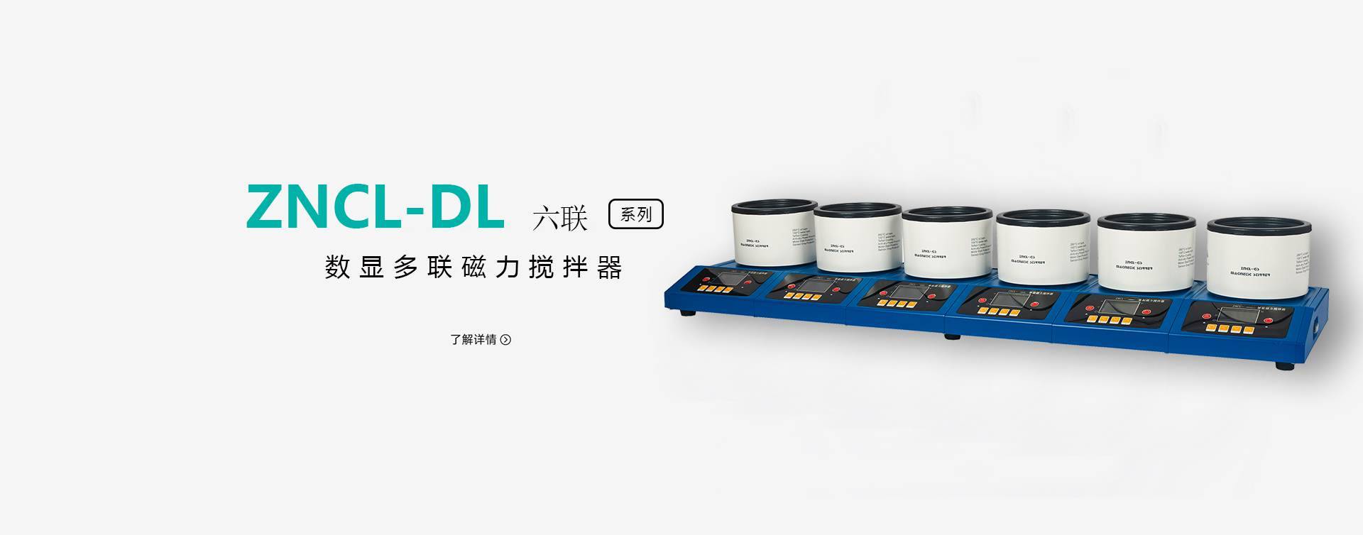 ZNCL-GS六联四联磁力搅拌数显加热锅图片