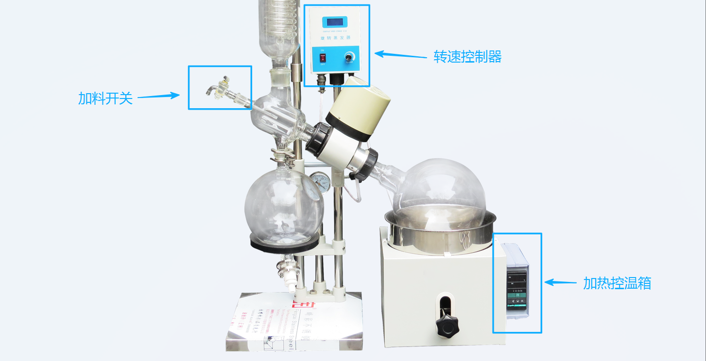 旋转蒸发器加热、旋转功能