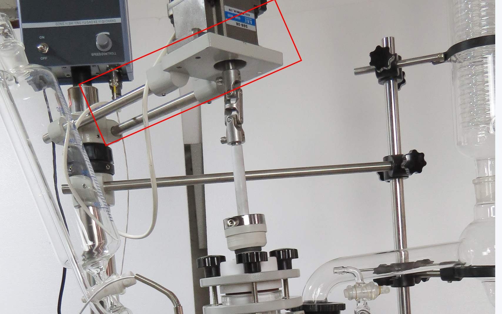 单层玻璃反应釜组装图详解